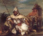 A Moroccan from the Sultan-s Guard, Eugene Delacroix